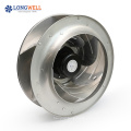 400mm EC Low noise aluminum metal centrifugal inline duct fan impeller for AHU AIR PURIFIER HVAC SYSTEM